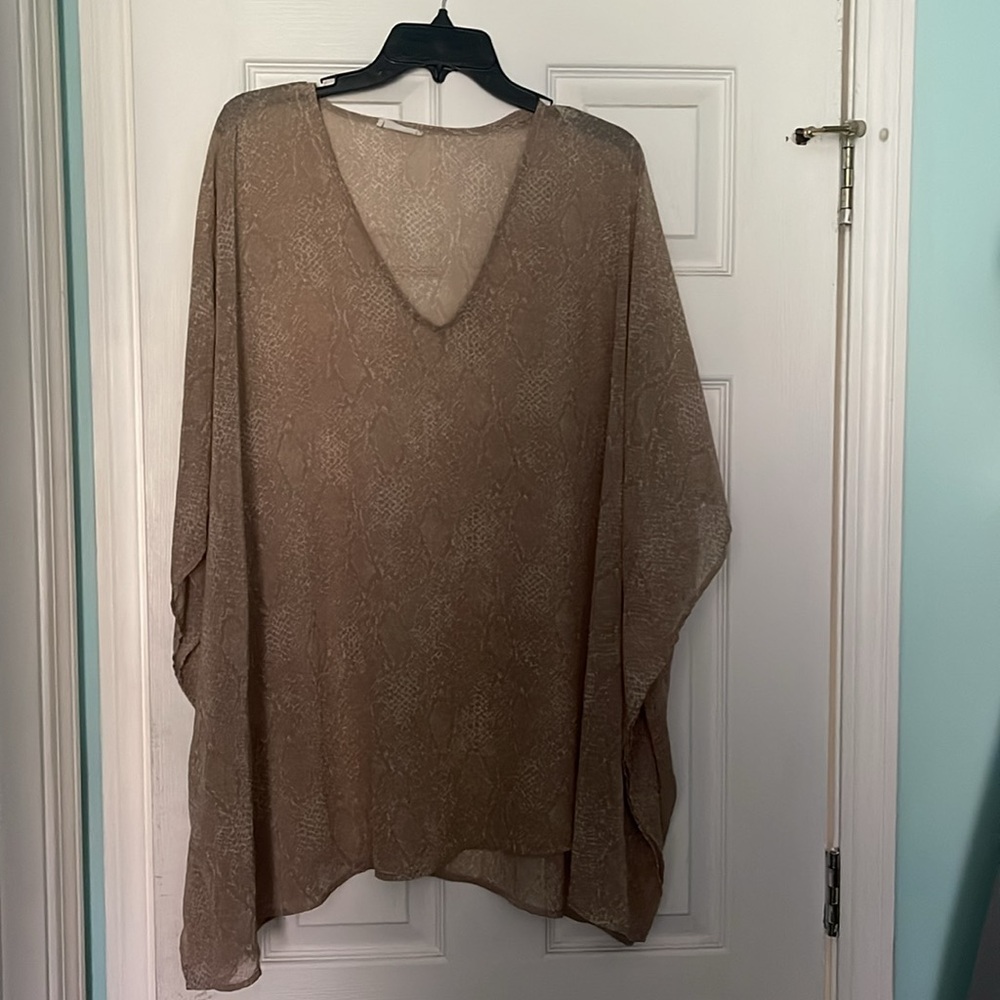 Adrienne Snake Skin Blouse